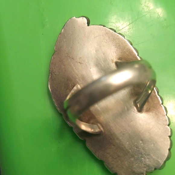 FINAL SALE Sterling silver turqouise cuff bracelet - Picture 14 of 14